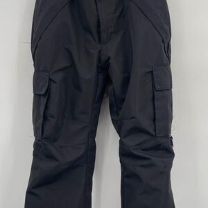 kids snow pants s 4/5 Sportcaster black bibs